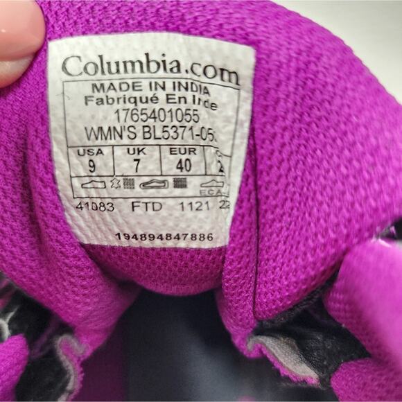 Columbia Crestwood Mid Waterproof Hiking Lace Up Leather Boots Women Size 9 New - Picture 9 of 11